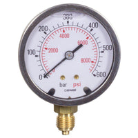 Manometer Ø 63 mm 0-600 bar