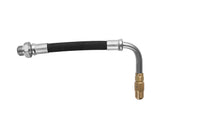 Outlet hose 90° with manual non-drip