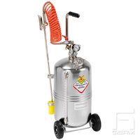 Stainless Kemp applicator NBR 24 liters compressed air driven
