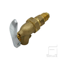 Tønnekran 3/4" messing PTFE tetning