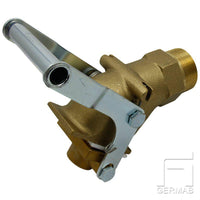 Barrel faucet 2" brass