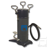 Pedaldrevet fettpumpe med 5 kg beholder