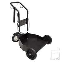 Fatvagn med solida hjul för 208 l fat