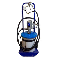 Sprayutstyr for, fett transportabel
