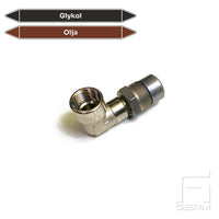 Svivel stål inv 1/2", 150 bar