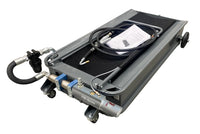 Waste oil trolley low model 95 liters with pump