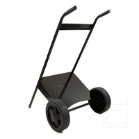 Vogn for slangetrommel inkl. hjul, håndtak m.m