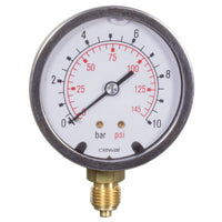 Manometer Ø 63 mm 0-10 bar