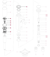Ventilmekanisme C50-serien B13760, -61, B11740, -41