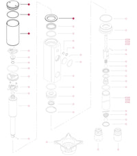 Luftsylinder komplett A-Ser.