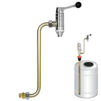 Drain tap for mounting on oil pump