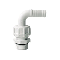 Ext. G1" nipple 90º for hose ind. Ø 3/4" (20mm)