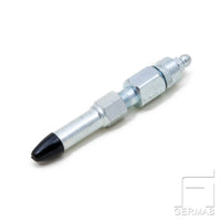 Quick change nozzle with rubber tip