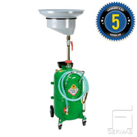 Waste oil container 90 l gravitation center bowl