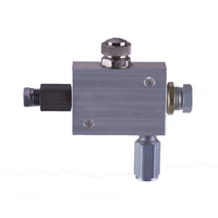 Sprayventil fett/ luft, olja /luft flatstråle