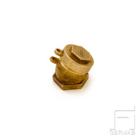 Tank cap 2" brass 30°