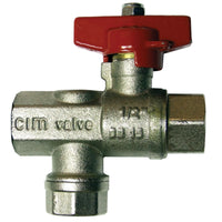 Oil strainers with integrated ball valve 1/2"