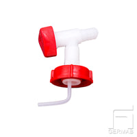 Kran för dunk med olika gängor