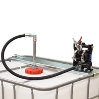 Pumping equipment for IBC container