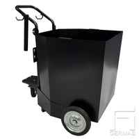 Miljøvogn for tung bruk, med massive hjul