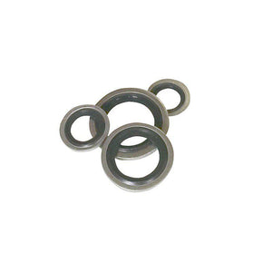 Rubber steel washers