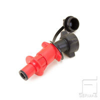 Utløpstut JD-premium rød tut Ø 21 mm