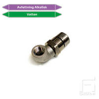 Svivel Rostfri EPDM tätning inv. 3/8" 200Bar
