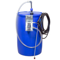 Air-driven pump equipment for degreasing etc