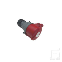 Female plug 5-pin CEE 16A IP44 400/440V RED