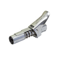 Lubricating nozzle lockable