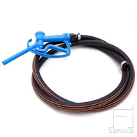 Outlet hose AdBlue/chem 2.5 m 3/4", gun valve