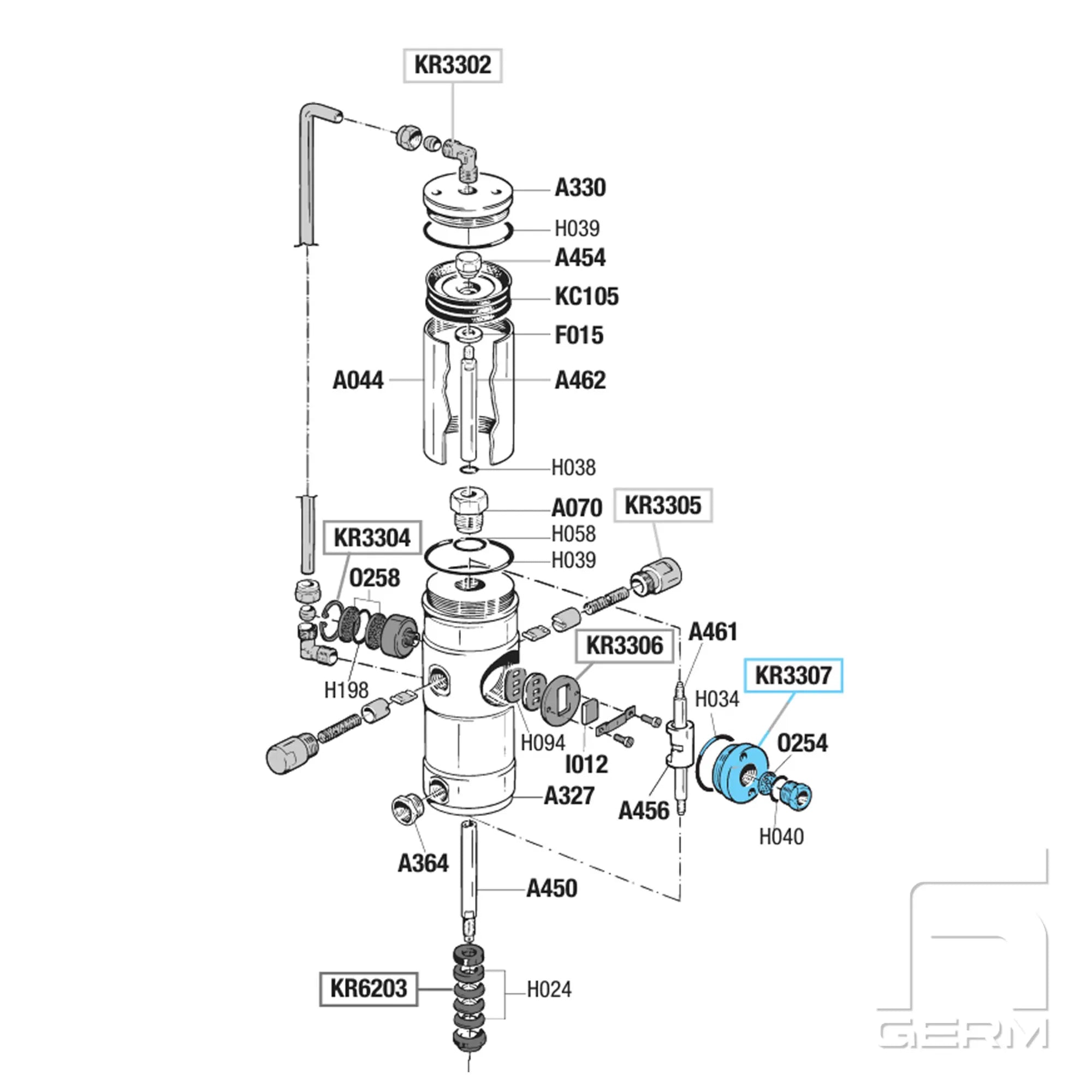 Air inlet connection – Germ