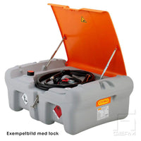 Dieseltankar mobil 210 liter - låg modell